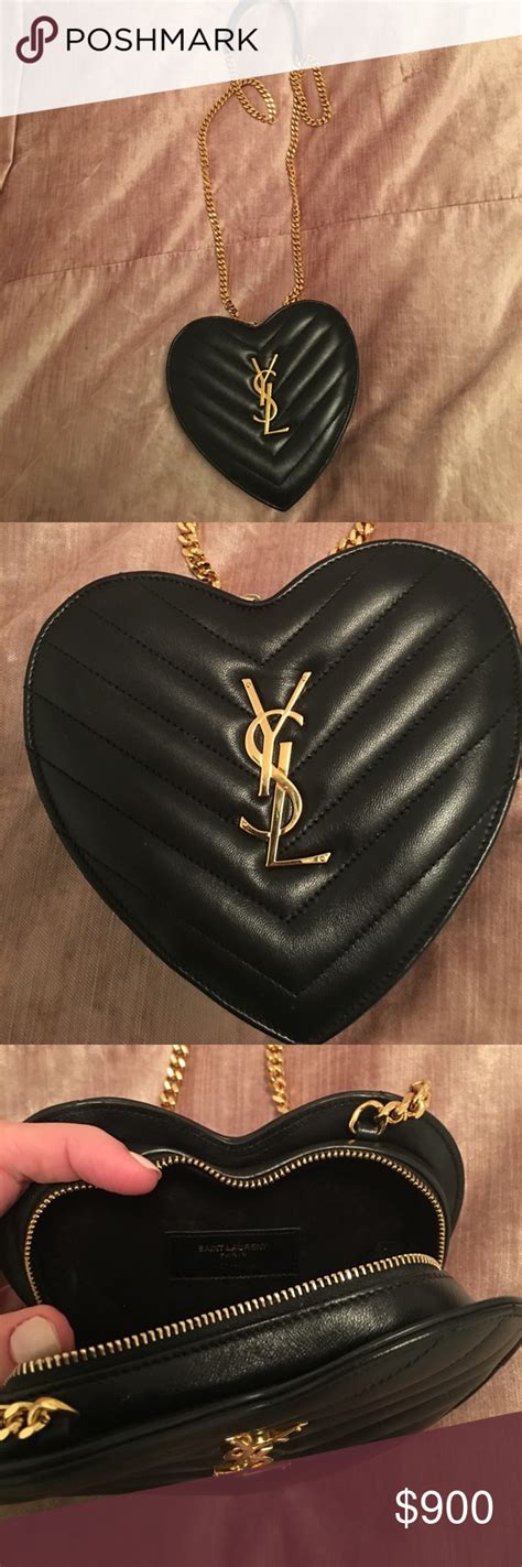 heart-shaped bag ysl|ysl pouch monogramme.